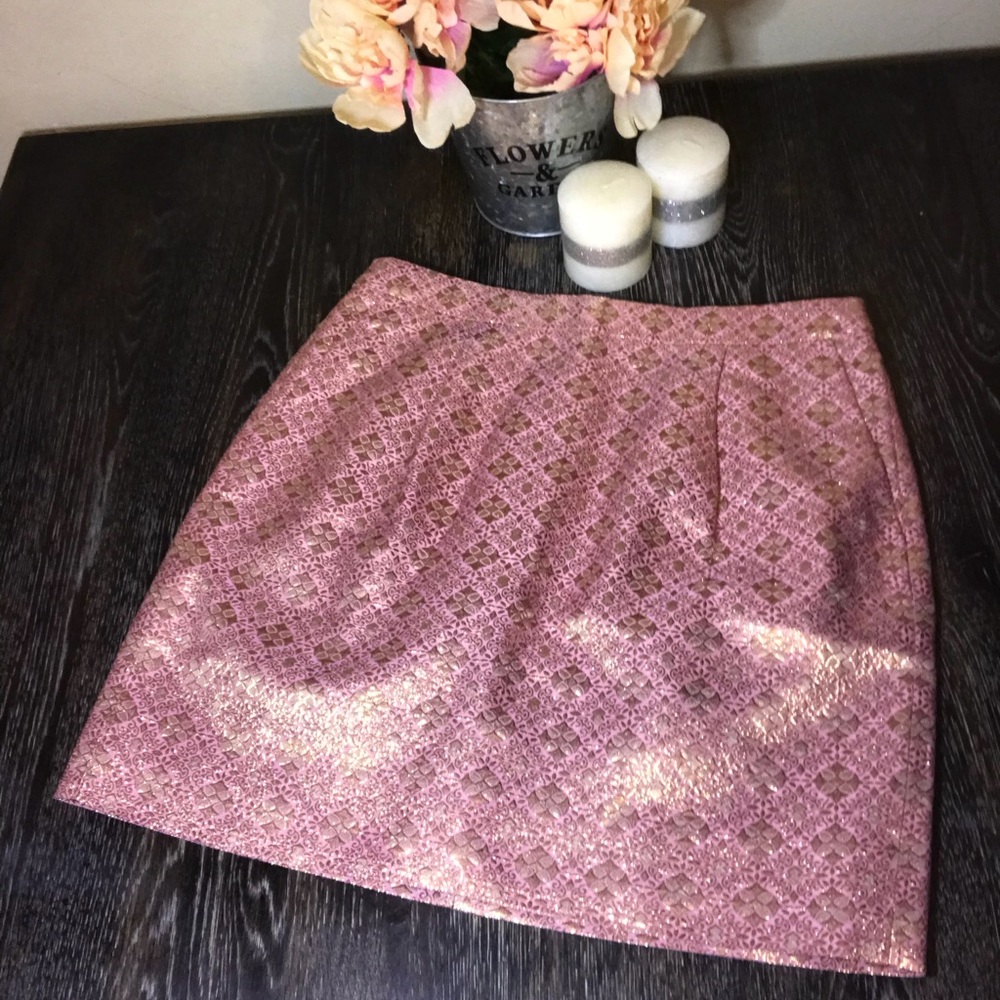 🌺ROSE GOLD MINI SKIRT